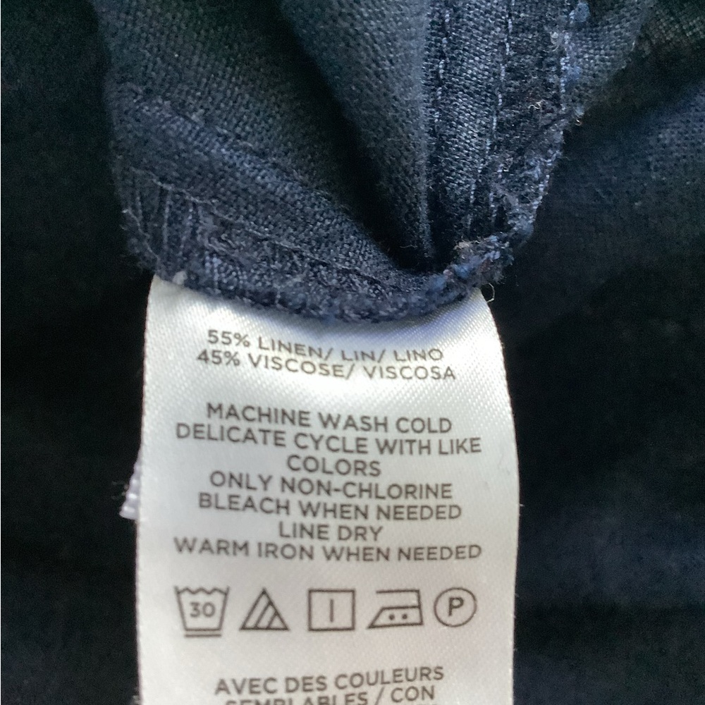 Women’s Navy Drawstring Lounge Pants - Picture 6 of 6